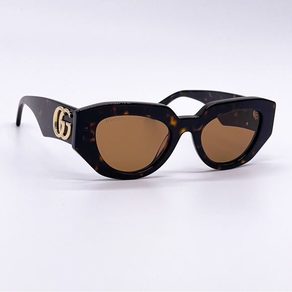 NEW GUCCI GG1421S 002 HAVANA WOMEN SUNGLASSES GUCCI - Picture 6 of 12